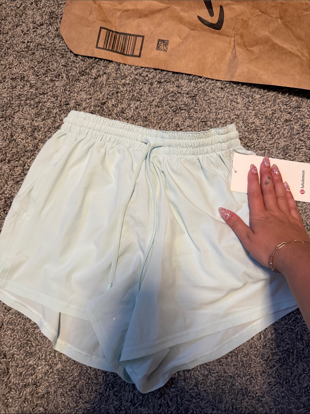 size 2 shorts from lululemon. brand new W tags